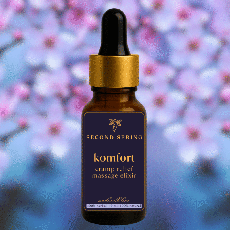 second spring komfort: cramp relief massage elixir